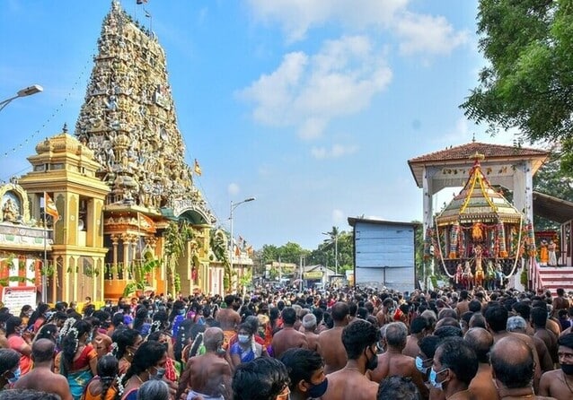 Jaffna temple Nachimar nord Sri Lanka