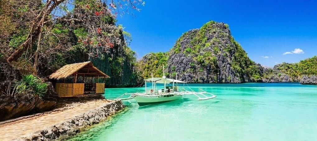 Excursion en banca privée entre les lagons et iles désertes de Coron aux Philippines