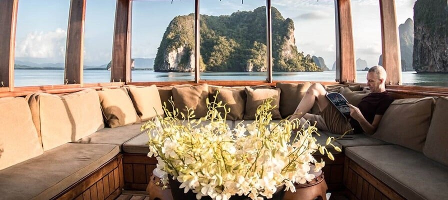 Prendre du temps pour soi lors d'une croisière exclusive dans le golfe d'Andaman