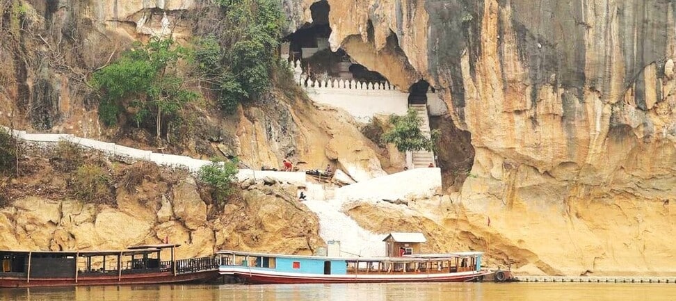 Croisiere sur le Mékong pour visiter les grottes de Pak Ou