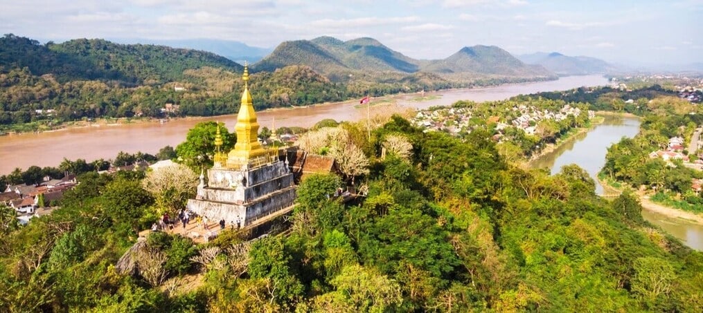 Panorama sur Luang Prabang capitale historique du Laos